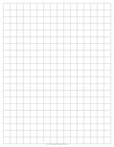 1/2 Inch Graph Paper