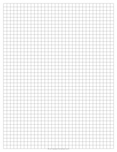 1/4 Inch Graph Paper